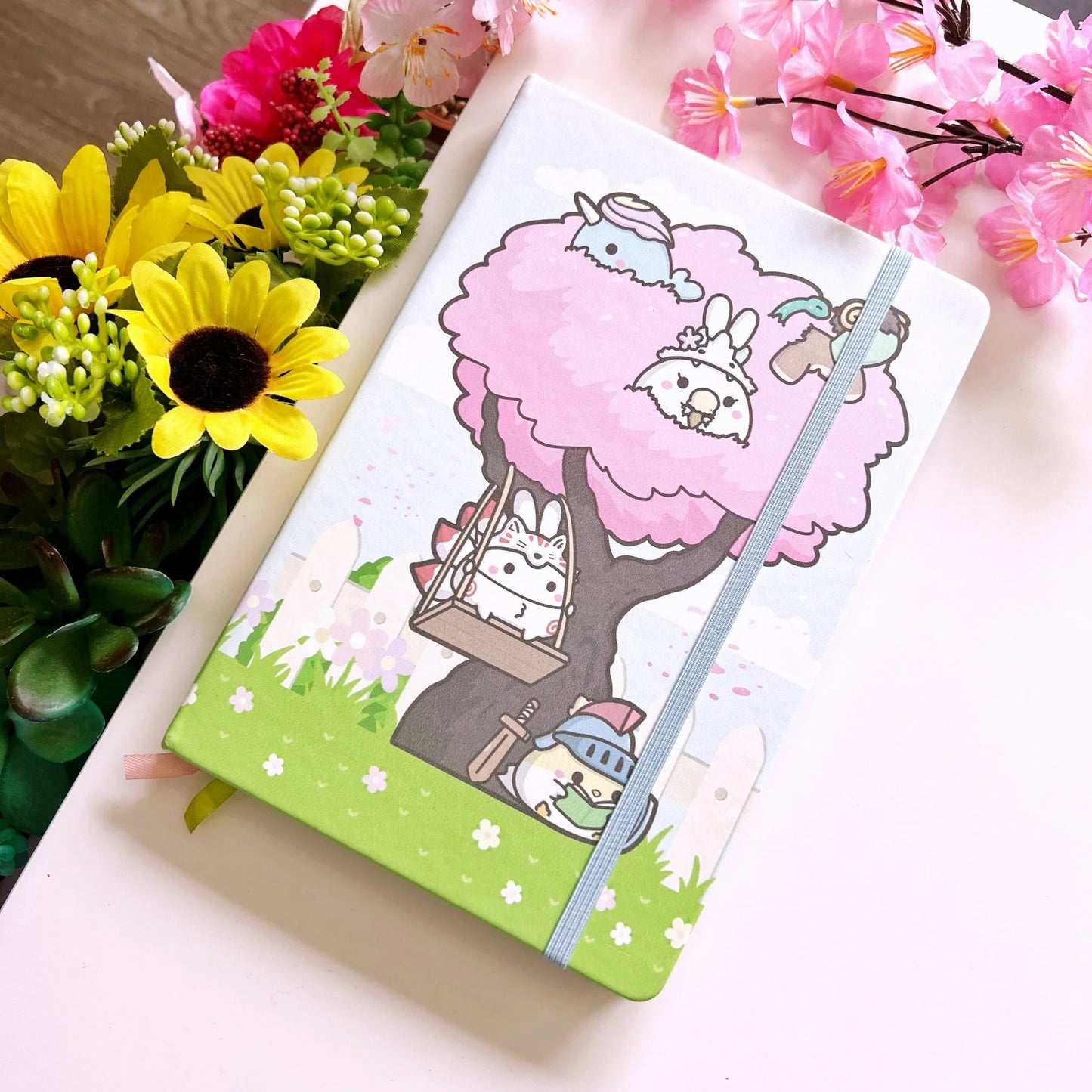 A5 PU Notebook - Lil' Mythical Creature - Holo Edges (Dot Grid)
