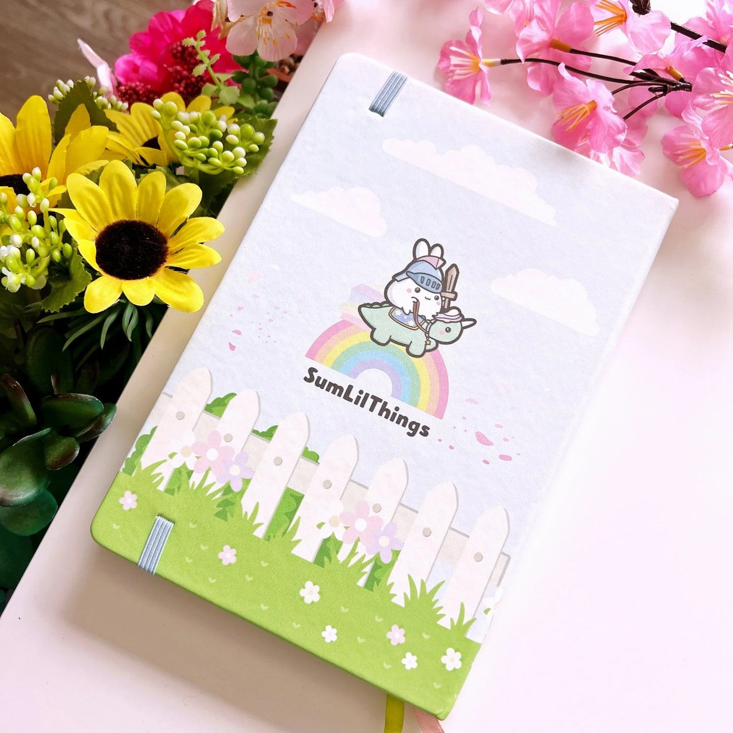 A5 PU Notebook - Lil' Mythical Creature - Holo Edges (Dot Grid)