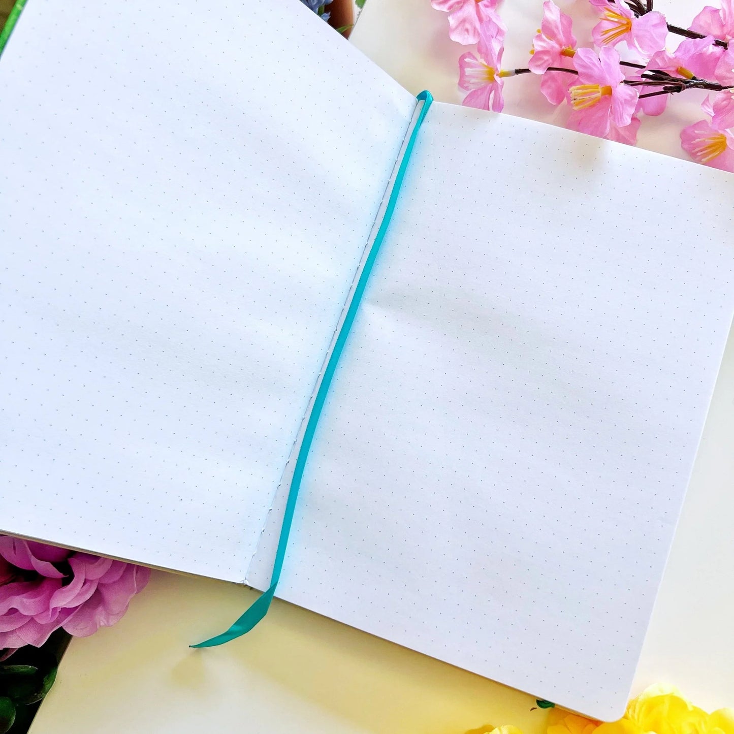 A5 PU Notebook - My Lil' Neighbors - Gold Foil (Dot Grid)