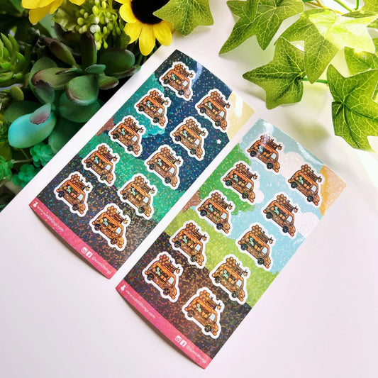 Seal Sticker - Honey Food Truck - Holographic