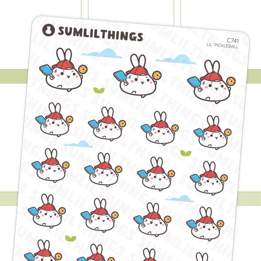 Lil' Pickleball Stickers